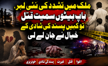ملک میں تشدد کی نئی لہر، باپ بیٹوں سمیت قتل تو کہیں پسند کی شادی کے خیال نے جان لے لی