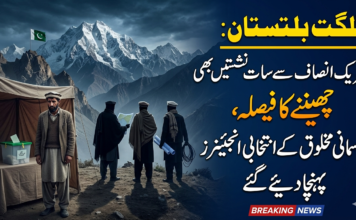 گلگت بلتستان: تحریک انصاف سے سات نشستیں بھی چھیننے کا فیصلہ، آسمانی مخلوق کے انتخابی انجئینرز پہنچا دئیے گئے
