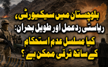 بلوچستان میں سیکیورٹی، ریاستی ردعمل اور طویل بحران: کیا مسلسل عدم استحکام کے ساتھ ترقی ممکن ہے؟