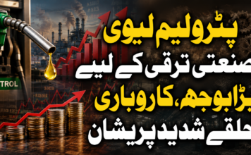 پٹرولیم لیوی صنعتی ترقی کے لیے بڑا بوجھ،کاروباری حلقے شدید پریشان