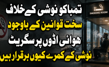 تمباکو نوشی کے خلاف سخت قوانین کے باوجود ہوائی اڈوں پر سگریٹ نوشی کے کمرے کیوں برقرار ہیں؟