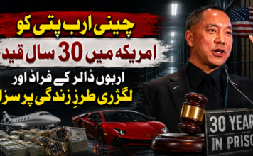 چینی ارب پتی کو امریکہ میں 30 سال قید، اربوں ڈالر کے فراڈ اور لگژری طرزِ زندگی پر سزا