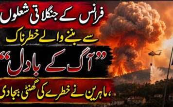 فرانس کے جنگلاتی شعلوں سے بننے والے خطرناک ’’آگ کے بادل‘‘، ماہرین نے خطرے کی گھنٹی بجا دی