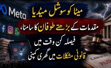 میٹا کو سوشل میڈیا مقدمات کے بڑھتے طوفان کا سامنا، فیصلہ کن وقت میں قانونی مشکلات میں گھری کمپنی