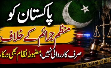 پاکستان کو منظم جرائم کے خلاف صرف کارروائی نہیں، مضبوط نظام بھی درکار