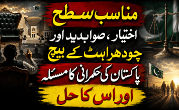 مناسب سطح اختیار، صوابدید اور چودھراہٹ کے بیچ پاکستان کی حکمرانی کا مسئلہ اور اس کا حل