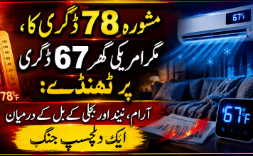 مشورہ 78 ڈگری کا ، مگر امریکی گھر 67 ڈگری پر ٹھنڈے: آرام، نیند اور بجلی کے بل کے درمیان ایک دلچسپ جنگ